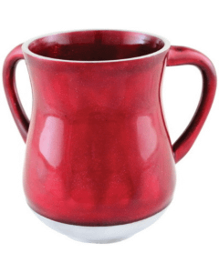 Aluminum Unbreakable Washing Cup  Red Glitter