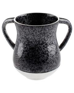 Aluminum Unbreakable Washing Cup - Marble Black