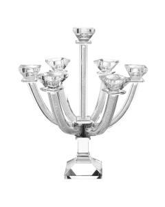Crystal Candelabra Broken Glass 7 Branch