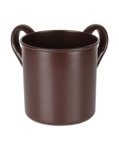 Stainless Steel Washing Cup powder coated - Chocolate Brown