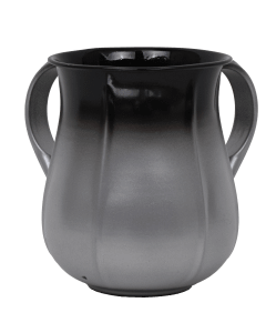 Washing Cup Black & White On Base