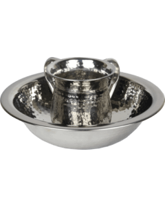 Stainless Steel Washing Cup Hammered Style