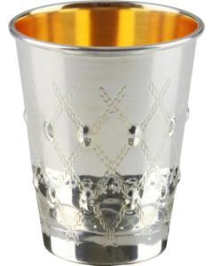 925 Silver Coated Kiddush Cup XP