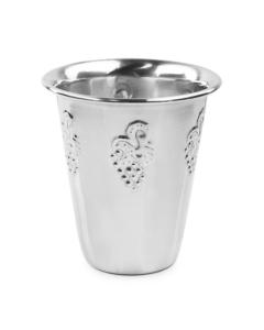 Stainless Steel Kiddush Cup - Grapes 3 oz