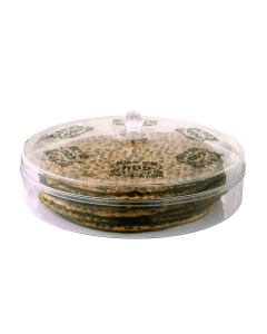 Matzah Holder Round  Acrylic
