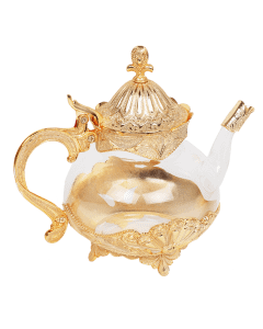 Gold & Glass Teapot