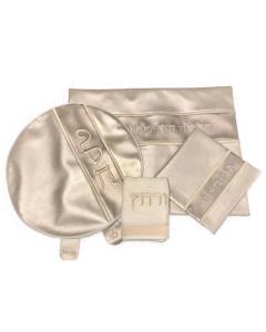 4 Piece Pesach Set Leather Look