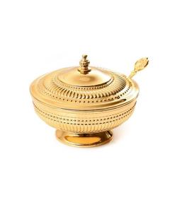 Honey Dish golden Stripes