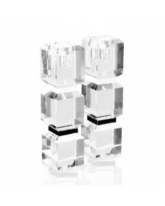 Black and White Color Block Candle Sticks