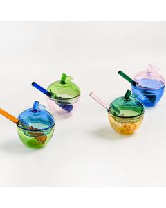 Mini Honey Dish 4x Multicolor