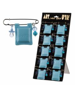 Faux Leather Tehillim Pouch Pin