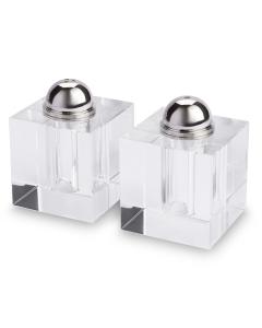 Pair of Crystal Salt & Pepper Holders
