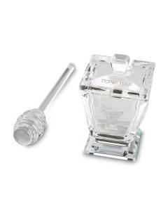 Crystal Honey Dish 10x6 cm