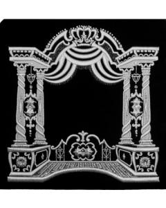 Talis and Tefilin Bag Style 188 Sterling Crystal Black Gold or Silver - Black, Silver