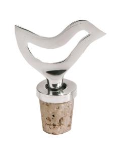 Wine Bottle Stopper - Metal - Dove
