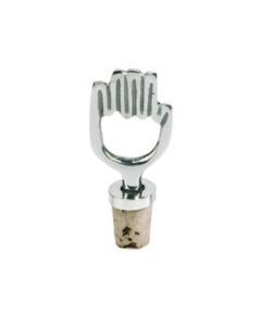 Wine Bottle Stopper - Metal - Hamsa