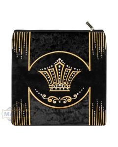 Bag #240 Black Velvet & Gold Emb