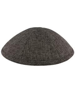 Lt. Grey Burlap Kippah Dozen