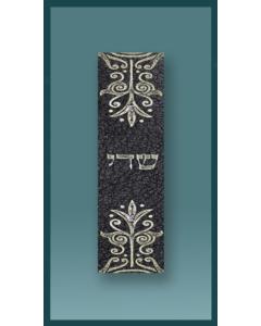 Caspi Acrylic Car Mezuzah - VINTAGE LEATHER