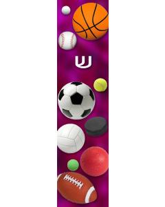 PURPLE SPORTS MEZUZAH - Caspi Designs