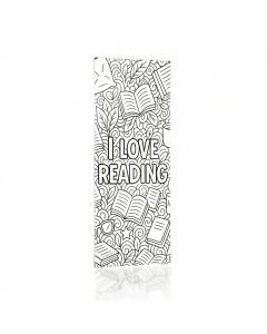 Color it Acrylic I Love Reading Bookmark