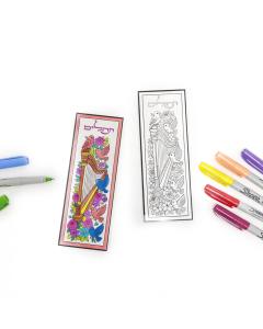 Color it Acrylic Tehillim Bird Bookmark