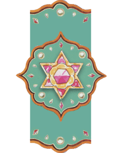 Caspi Acrylic Car Mezuzah - Magen Dovid