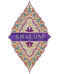 Caspi Acrylic Car Mezuzah - Shalom