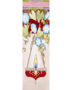 Caspi Acrylic Car Mezuzah - Candlelight