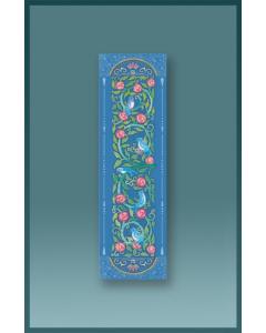 Caspi Acrylic Car Mezuzah - BLUE BIRDS