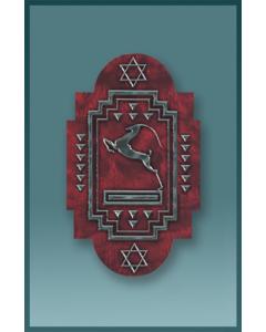 Caspi Acrylic Car Mezuzah - ART DECO GAZELLE