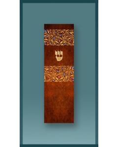 Caspi Acrylic Car Mezuzah - LEATHER