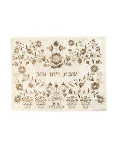 Machine Embroidered Challa Cover - Oriental in Gold