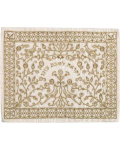 Machine Embroidered Challa Cover - Paper Cut Gold