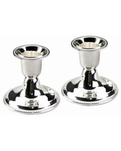 Silver Plated Candle Holders