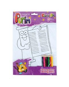 Purim Coloring Set