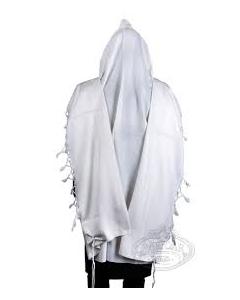 Talis Hamefoar Sephardic String White Stripe NON SLIP