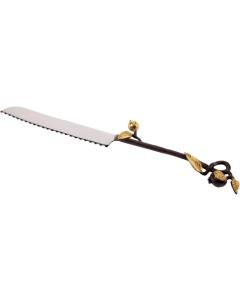 Knife with Copper Pomegranate Branch - Yair Emanuel Collection