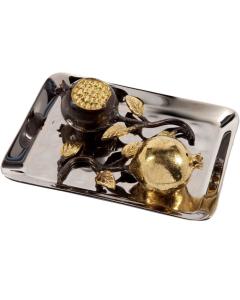 Salt & Pepper with Copper Pomegranate Branch - Yair Emanuel Collection