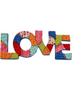 Love Hand Painted Laser Cut Wall Decoration - Yair Emanuel