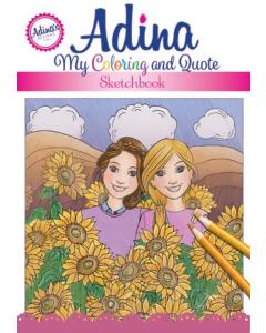 Adina: My Coloring and Quote Sketchbook [Paperback]