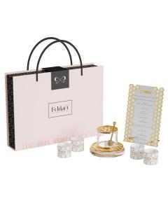 Gold Honeycomb Rosh Hashanah Gift Box Set