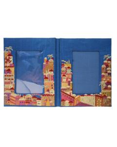 Embroidered Picture Frame (Double) - Jerusalem
