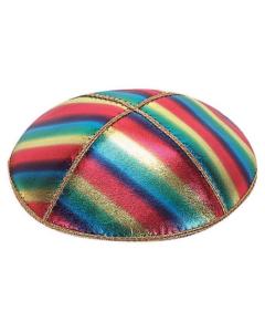 Fancy Leather kippah - 103