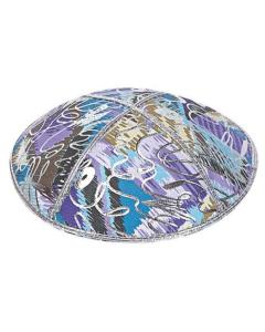 Fancy Leather kippah - 105
