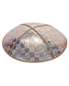 Fancy Leather kippah - 110