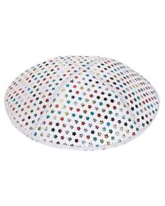 Fancy Leather kippah - 113