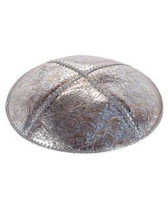 Fancy Leather kippah - 116