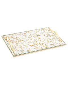 Floral Bird Challah Board