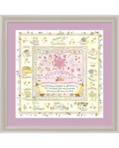 Girl Blessing Large - Framed